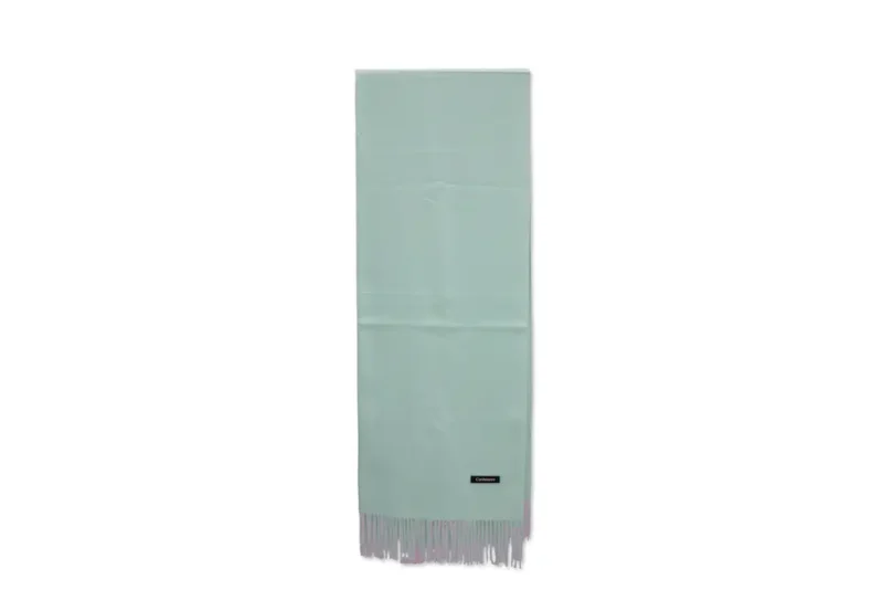 100% Cashmere Unisex Scarf Verde - Image 3