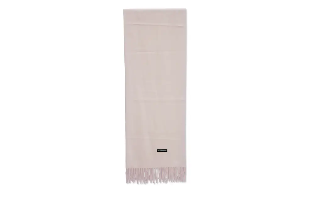 Cashmere-unisex-white-scarf-como-bianco