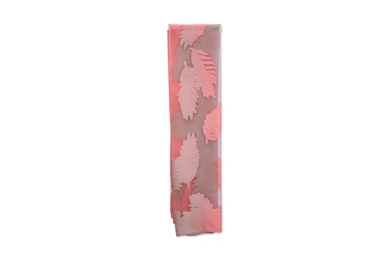 100% Silk Coral Leaf - Image 3