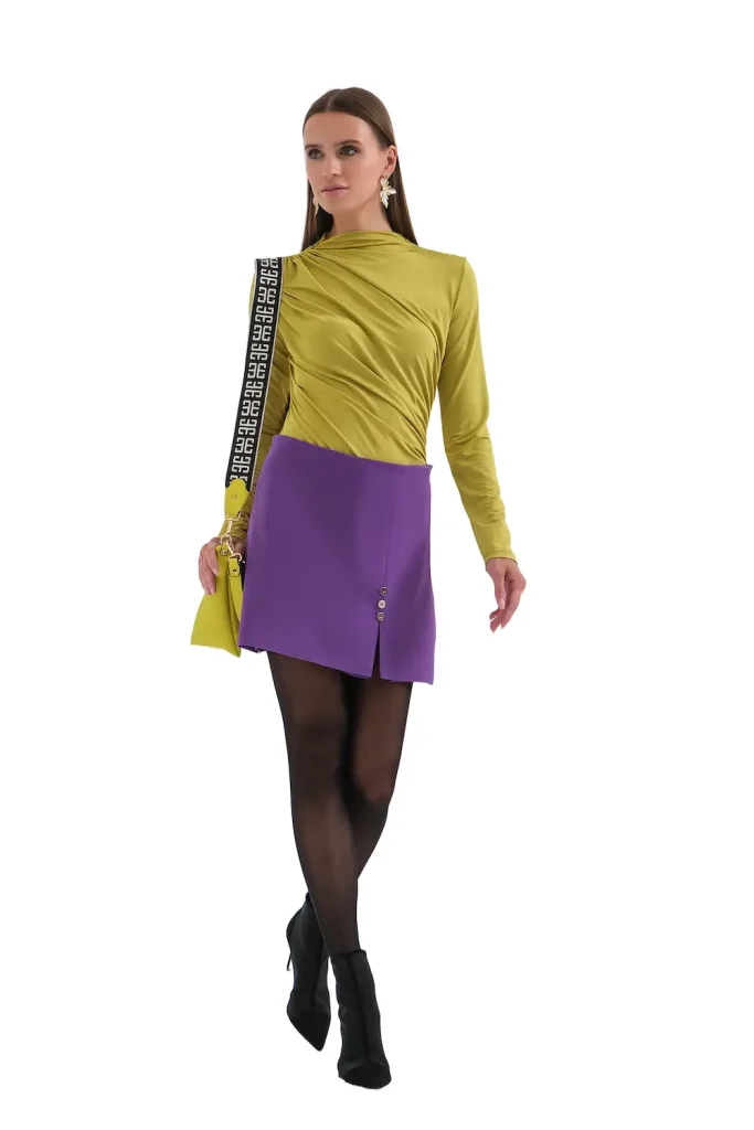 Adri fitted bodysuit long sleeves with sleek, body-hugging design for a flattering, modern silhouette