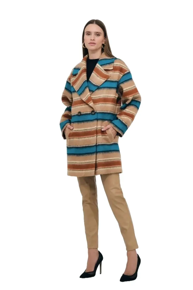 Anaby Striped Lightweight Coat