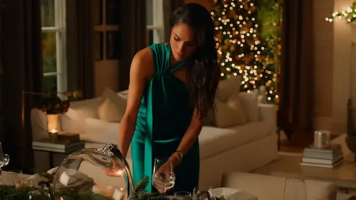 Megan Markle wearing green dress Royal green fashion