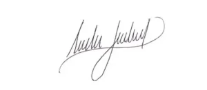 Our Story - brand CEO signature