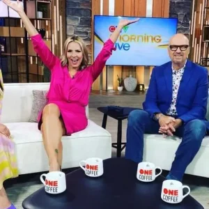 Keri Adams wearing MOTRATi Keri Adams Wearing MOTRATi Skirt And Blouse - Vancouver TV personality in Italian luxury fashion, featured on MOTRATi blog